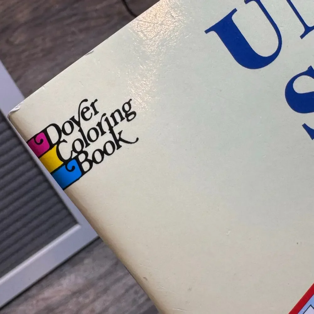 Vintage 1998 United States Coloring Book Unused